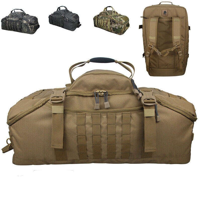 Taktischer Reiserucksack Militär MOLLE Seesack Outdoor Gepäck 35L Waterproo-