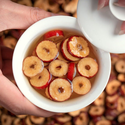 Red Date Slices 250g Seedless Crispy Sweet Dates, Dried Date Rings Health Tea