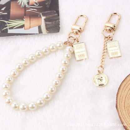 New Letter Key Ring Card Pendant Mobile Phone Case Chain Bag Pendant Keychain