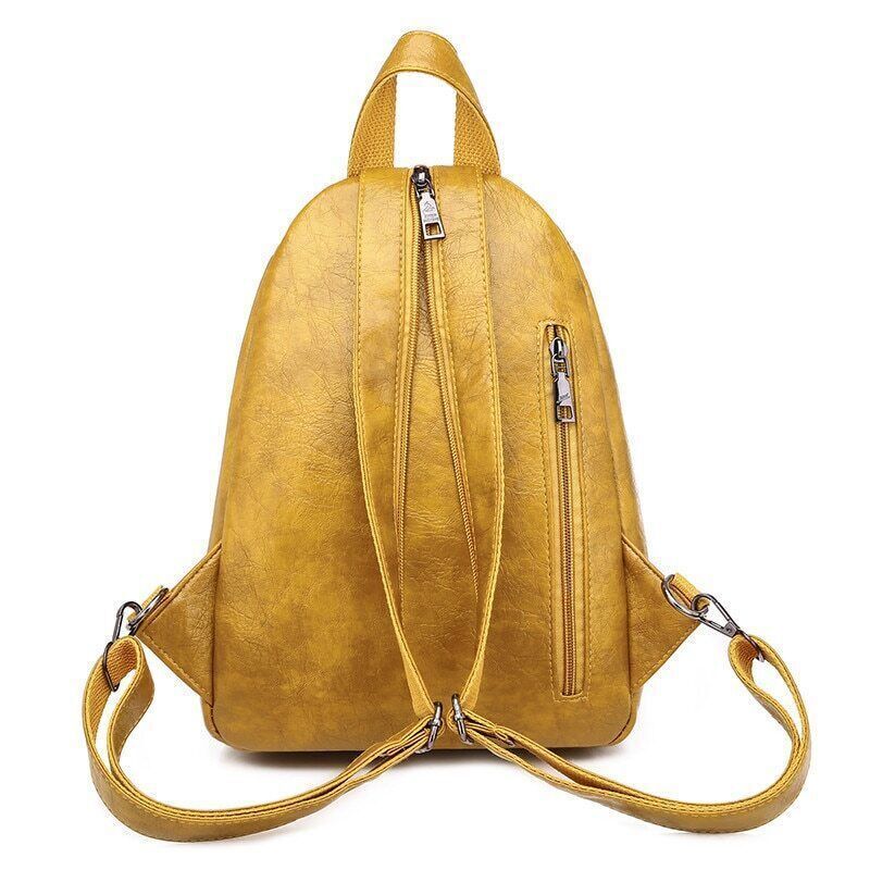 Women Leather Backpack Chest Shoulder Bags Ladies Back Pack Bags Bagpack