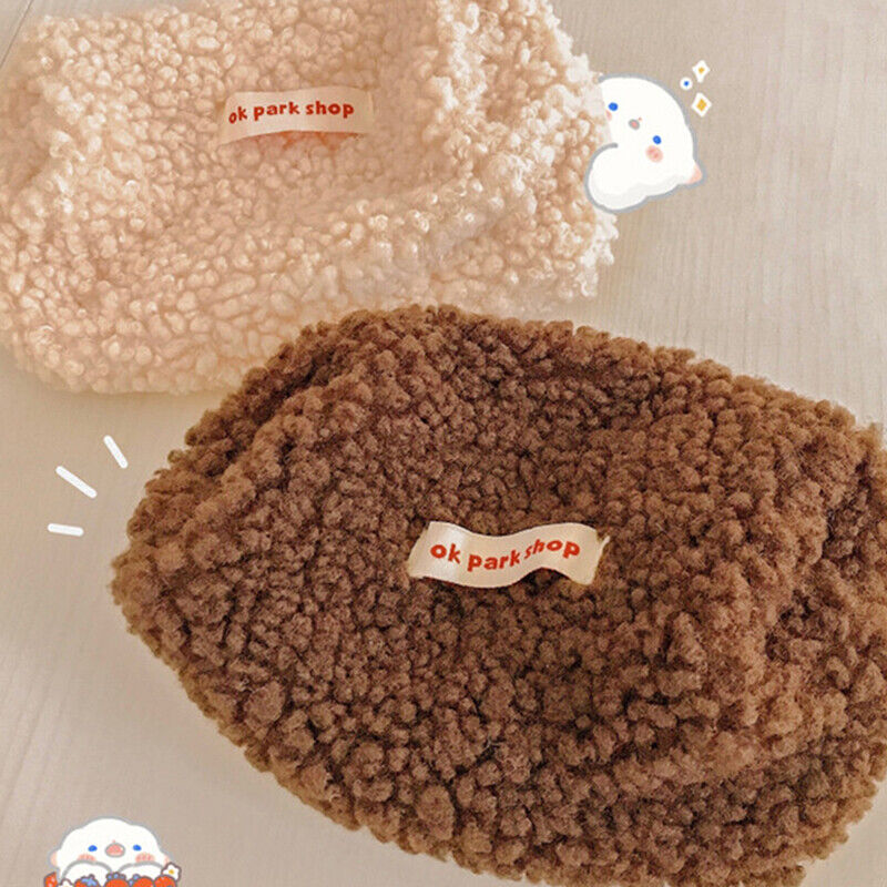 shmere Pencil Bag Case Plush Pencil Bag Zipper Bag Makeup Storage Bag M` JL