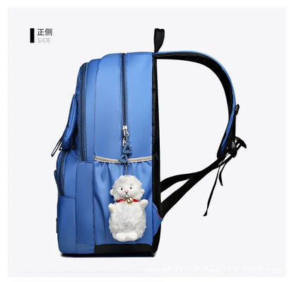 Girls' Schoolbag Middle School Students' Decompression Backpack