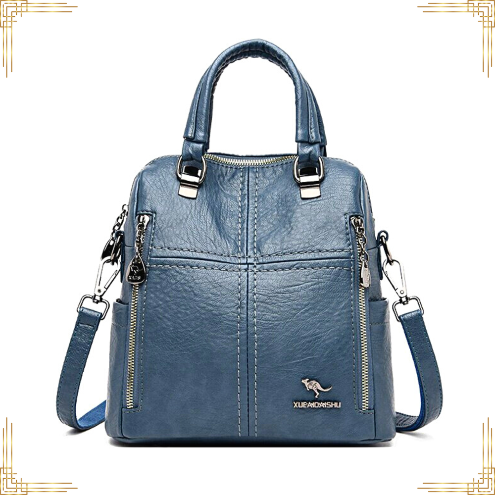 Women Soft Leather LUXURY Handbag Shoulder Crossbody Backpack Stylish Tote Bag
