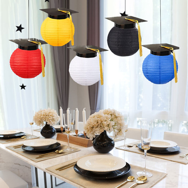 Graduation Party Ceremony Lantern Doctoral Hat Lantern Photography Prop Decor