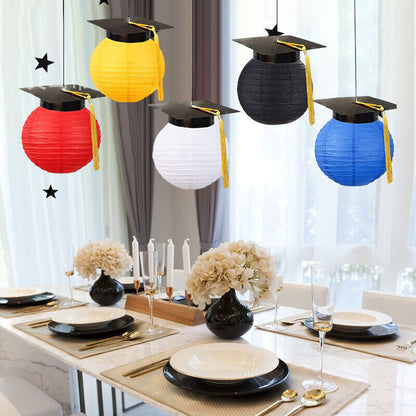 Graduation Party Ceremony Lantern Doctoral Hat Lantern Photography Prop Decor