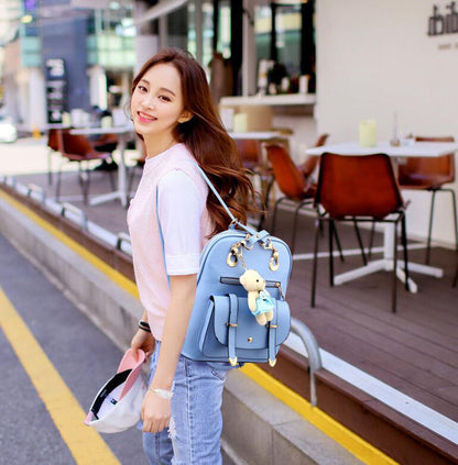 Womens Ladies Backpack Handbag Shoulder Travel School Bags Girl Rucksack Satchel