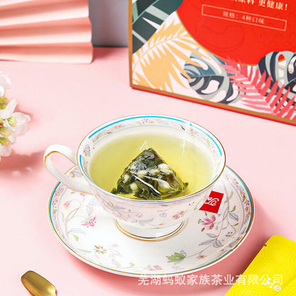 20 Bags Flower and Fruit Tea Honey Peach Oolong Flower Tea White Peach Oolong