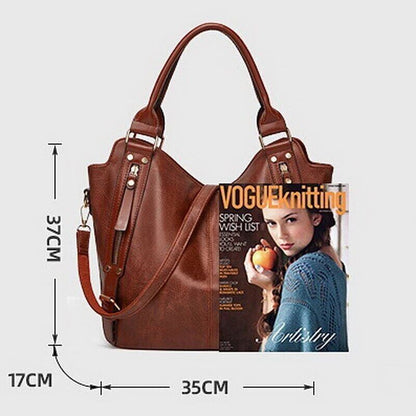 Leather Female Handbags Women Tote Bag Ladies Shoulder Bags