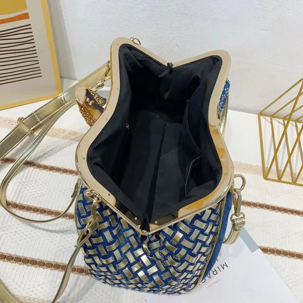 Denim Women Purses Handbags Jeans Crossbody Bag Shoulder Bag Evening Party Bag