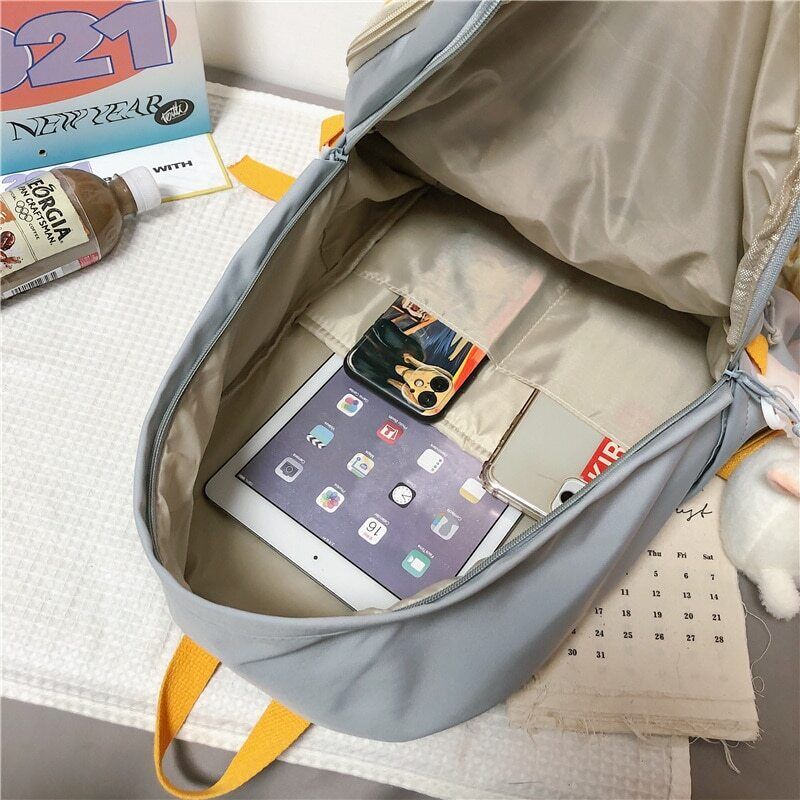 Women Backpack School Bag College Lady Cartoons Backpack Girl Bag Student