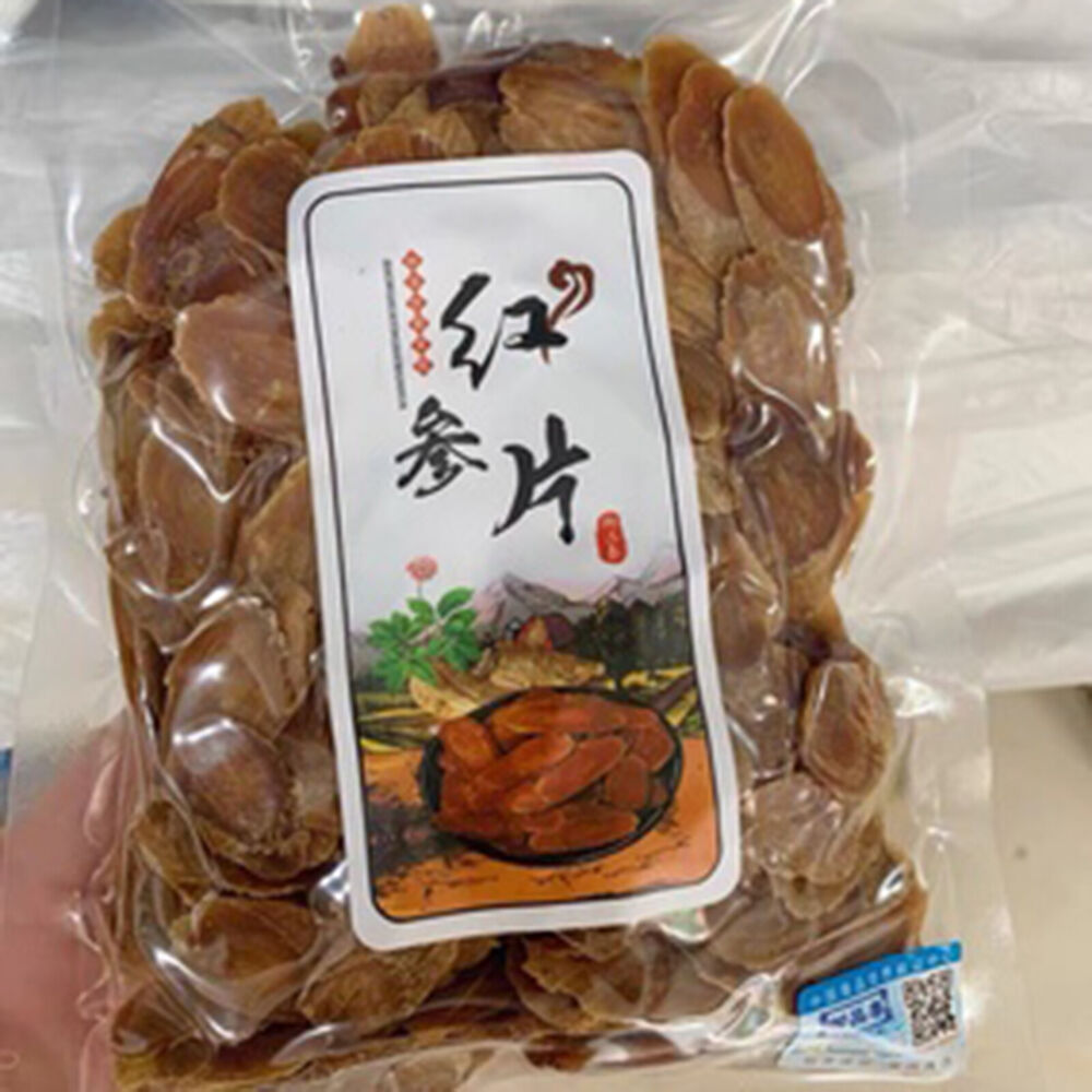 Bag Package Korean Ginseng Root Slices for Tea Soup Red Ginseng Health Care 250g