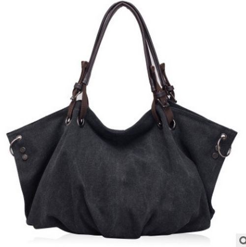 Canvas Bag Large Handbag Shoulder Messenger Bags Versatile Polyester Purse 1 PC