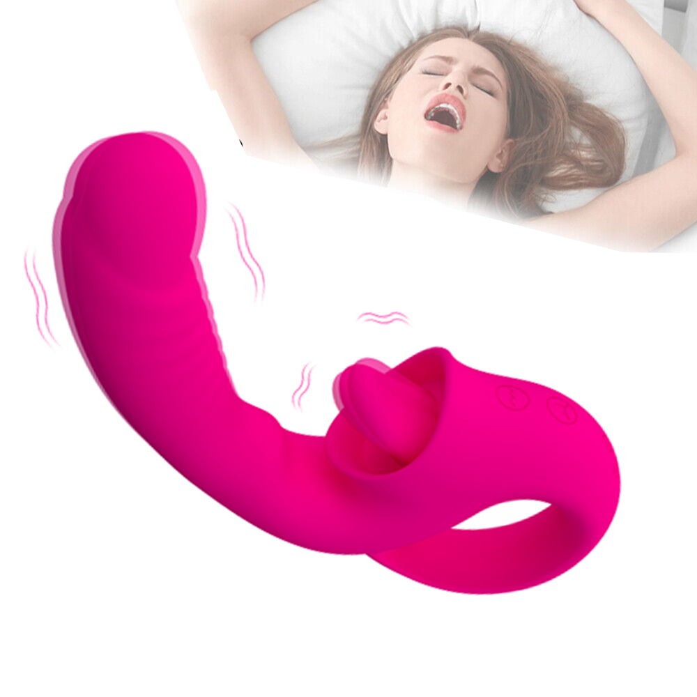 Clitoral Licking G Spot Vibrator Realistic Dildo Clitoralis Stimulator for Women