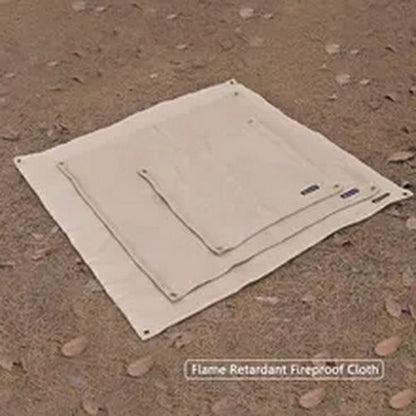 Barbecue Fire Blanket Camping Fireproof Fire Pit Mat High Temperature Anti-scald