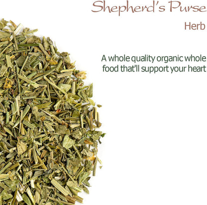 Shepherd's Purse Organic Herb Tea - Shepherds Purse - Sheperds Purse Herbs 100g