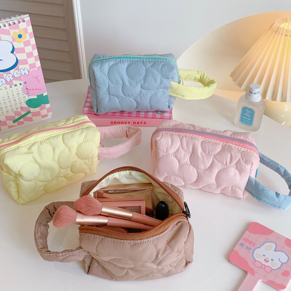 Cosmetic Storage Bag Makeup Organizer Handbag Stationery Bag Traveling 9*17*9 CM