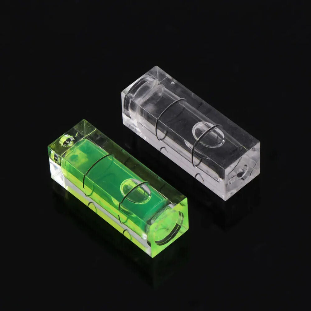 Bubble Spirit Level 5Pcs Universal VIAL Square Tripod Measuring Tools 10x10x29mm