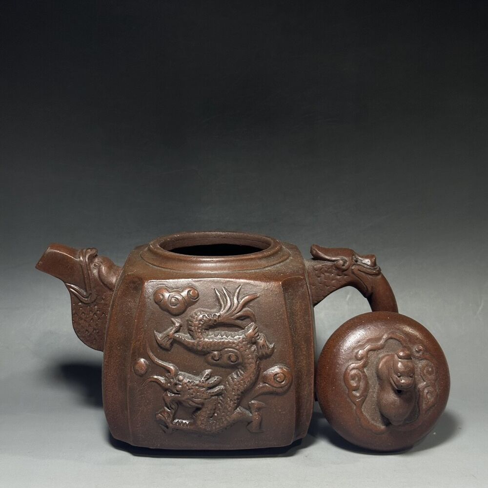 vintage chinese yixing purple clay teapot zisha ceremony teaware collection rare