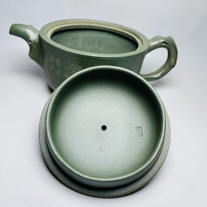 Vintage Chinese Yixing Purple Clay Teapot Zisha Ceremony Fashion Bamboo Teaware