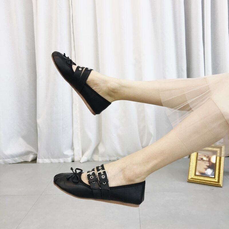 Ballet Shoes Ballet Shoes Women Bowtie Women Flats Elegant Valentine Shoes