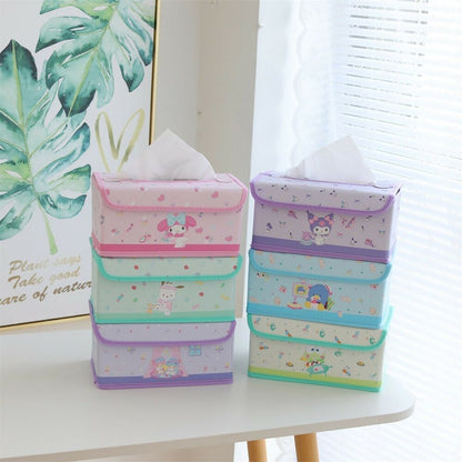 kuromi my melody fold car tissue box tissue holder PAPER TOWEL BOX new