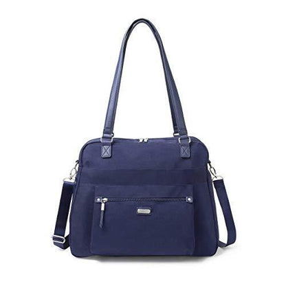 Baggallini Overnight Expandable Laptop Tote - Lightweight One Size, Navy