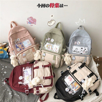 Women Backpack Waterproof School Bag Girl Student Bookbag Female Travel Bagpack