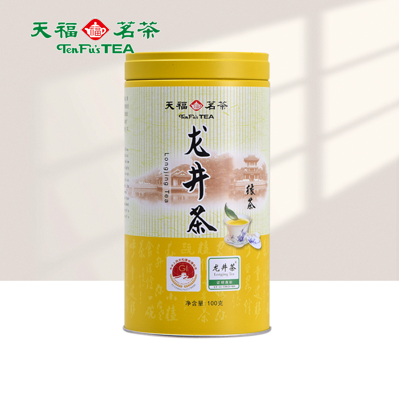 天福茗茶 早春龙井茶100克 Chinese Tea Longjing Green Tea Spring Tea 2023 New Tea 100g