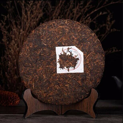 357g Ripe Menghai Heaven Earth Royal Big Tree Lao Ban Zhang Pu-erh Tea Cake