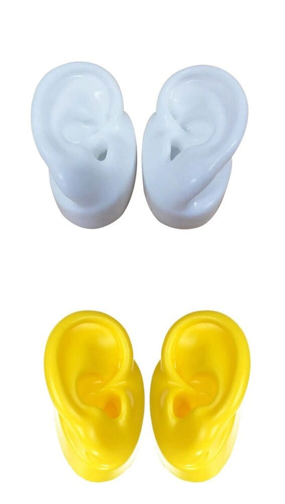 Ear Model 1 Pair Silicone Colorful Demo For Hearing Aids Display Educational Kit