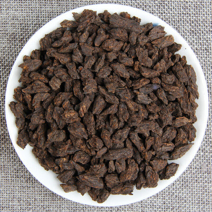 Old Fossil Pu-erh Tea Nuggets Yunnan Pu'er Tea Ripe Glutinous Rice Flavor 500g