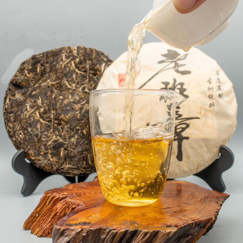 Yunnan Qizi Pu-erh Sheng Tea Cake 357g Laobanzhang Puerh Tea Pu'er Green Tea