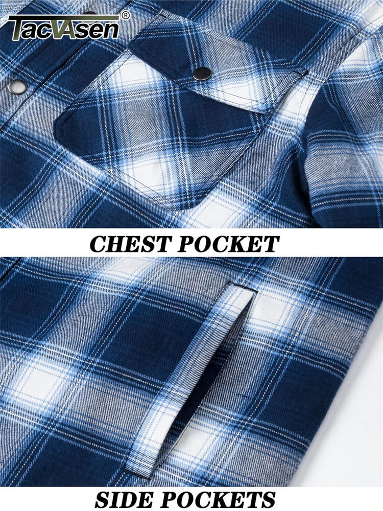 Jackets Mens Shirt Jacket Multi-Pockets Outwear Hiking Coats Tops