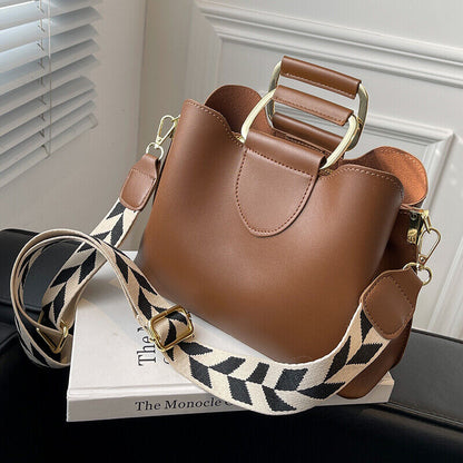 Women's PU Leather Small Crossbody Bags Handle Shoulder Purses and Handbag