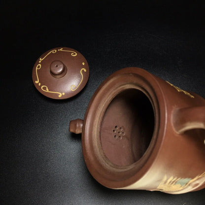 vintage chinese yixing purple clay teapot zisha ceremony teaware collection rare