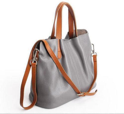 Women Soft Genuine Real Leather Tote Handbag Purses Crossbody Bag Shoulder Bags