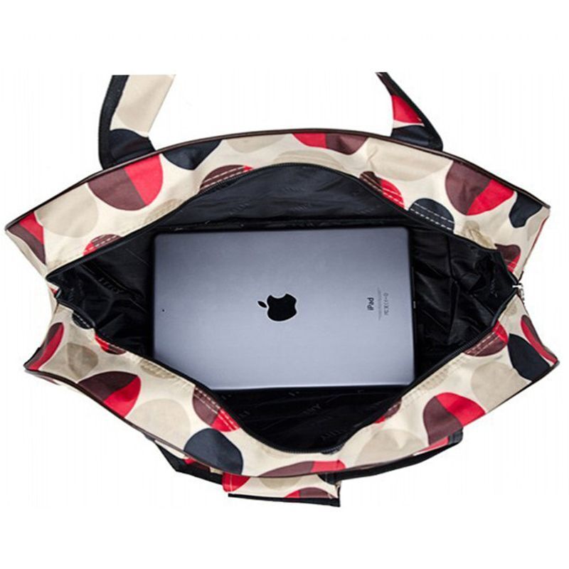 Women Travel Bags Print Nylon Waterproof Men Luggage Duffel Handbags 54x19x33cm