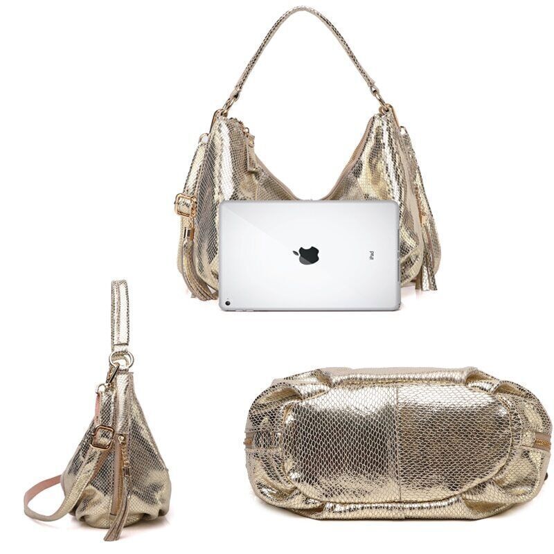 Leather Shoulder Bag Handbag Female Stylish Tote Hobos Cross Body Bags