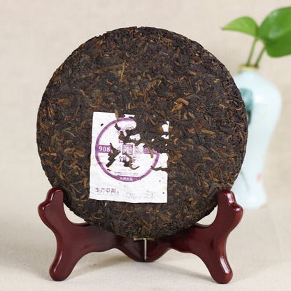 Yunnan Haiwan"Lao Tong Zhi" 908 Menghai Pu Erh Tea Cake 141 Puer Cooked Tea 200g