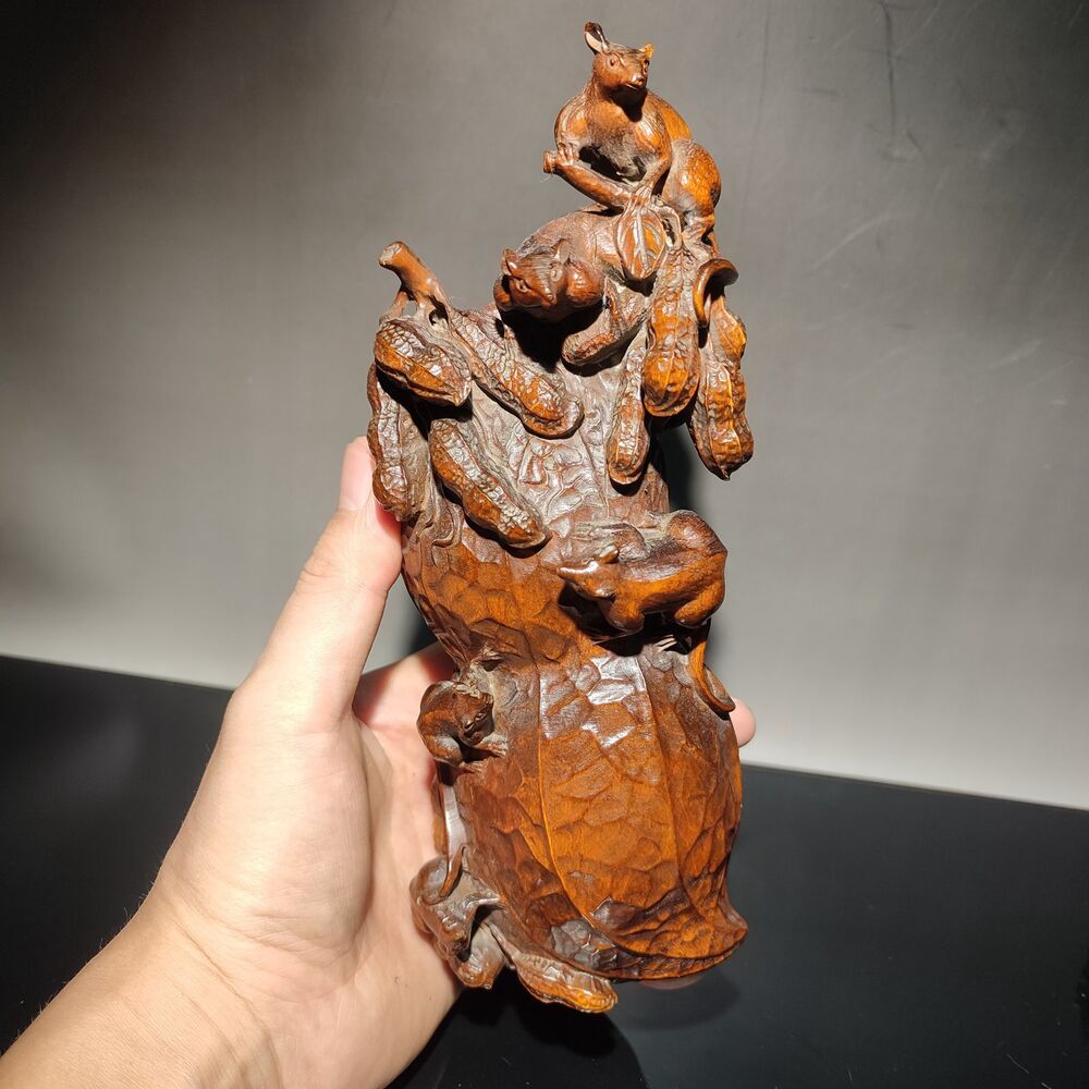 Wooden Decor Ornaments Appealing Sculpture Wood Carving Home Art Crafts Figure