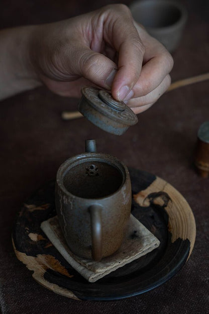 120cc chinese Yixing Handmade Zisha teapot old Duan Clay JuLun Hu Gongfu Tea Pot