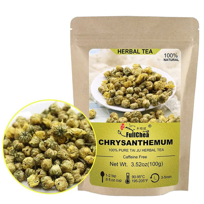2023 FullChea Top Grade Chrysanthemum Tea 3.52oz/100g - Premium Herbal Tea