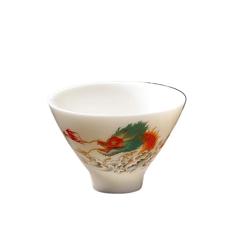 40Ml Chinese White Porcelain Kung Fu Tea Cup Tea Master Cup Tea Set -