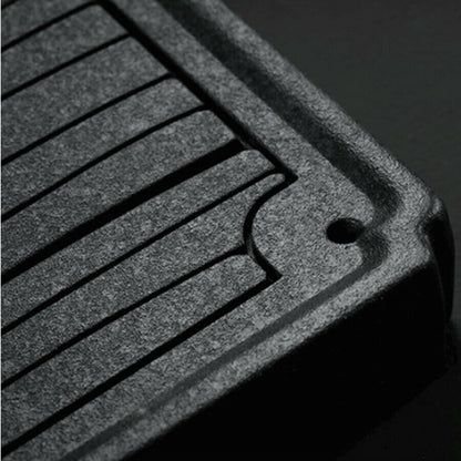 Black Ceramic Tea tray Kungfu Gongfu Tea Tray Serving Table Plate water storage