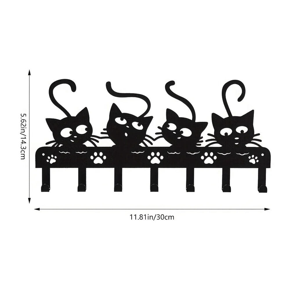Multi-Purpose Cat Hooks - Keys, Clothes, Towels,Decorative Hooks Towel Rack