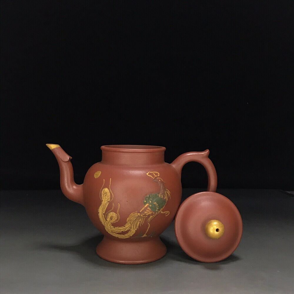 vintage chinese yixing purple clay teapot zisha ceremony teaware collection rare