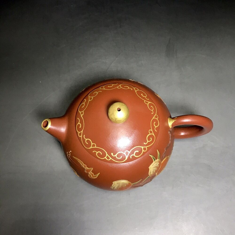 vintage chinese yixing purple clay teapot zisha ceremony teaware collection rare