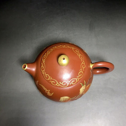 vintage chinese yixing purple clay teapot zisha ceremony teaware collection rare