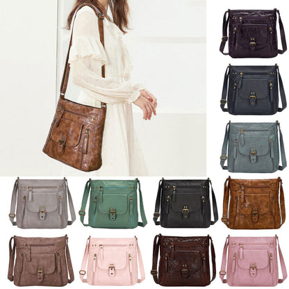 Fashion One Shoulder Bag Retro Small Square Bag Shoulder Tote Bag for Women