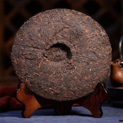 Pu-erh Tea Menghai Seven Sub-cake Top Grade Ripe Puerh Tea Yunnan Factory 12.6oz